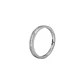 Anillo de Oro Blanco 18kt con Diamantes de 10 Pts Corte Brillante SI/H - Miniatura 1