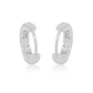Aros de Plata Esterlina 925 Argollas 36 Circonitas - Miniatura 2