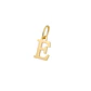 Colgante Inicial E Noble Oro Miel 18kt - Miniatura 1