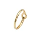 Anillo Oro Miel 18kt Entrelazado Pavé - Miniatura 2