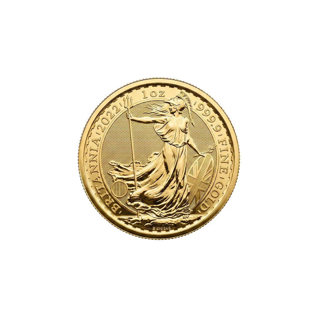 Moneda de Oro Britannia 1 oz Gold — £100 | Reino Unido 2022 2