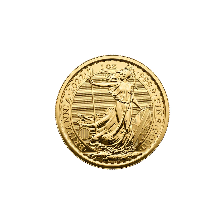 Moneda de Oro Britannia 1 oz Gold — £100 | Reino Unido 2022 2