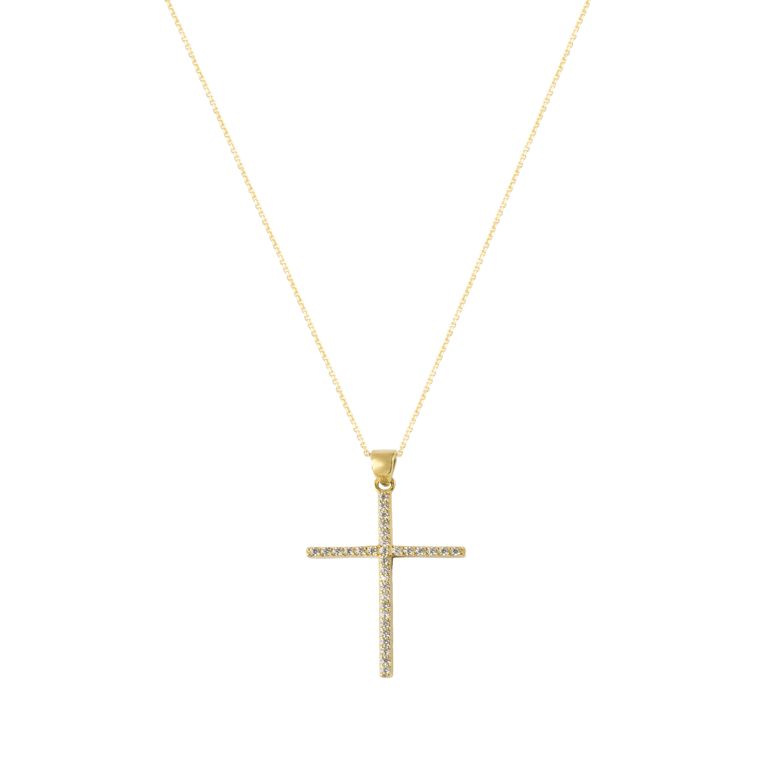 Colgante de Oro 18kt Cruz 30x18 3
