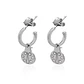 Aros de Plata Esterlina 925 Argollas Figura Chinita - Miniatura 2