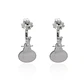 Aros de Plata Esterlina 925 Argollas Figura Chinita - Miniatura 3