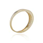 Anillo Compromiso de Oro 18Kt Cintillo Alto Circones - Miniatura 2