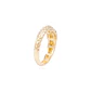 Anillo de Oro 18Kt Con Textura y Circon - Miniatura 3