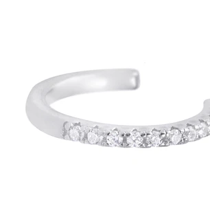 Piercing de Plata Esterlina 925 Earcuff circonitas delgado