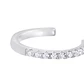 Piercing de Plata Esterlina 925 Earcuff circonitas delgado - Miniatura 2