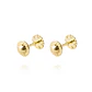 Aros de Oro 18kt Flor Esmaltada - Miniatura 3