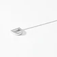 Collar Oro Blanco 18kt Letra D Diamantes 13Pts | Danielle Costantini - Miniatura 1