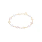 Pulsera de Oro 18kt Mano de Fátima Bicolor - Miniatura 1