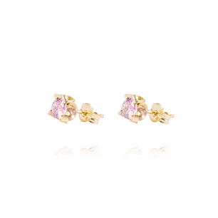 Aros de Oro 18kt Rosa Francia 4MM