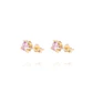 Aros de Oro 18kt Rosa Francia 4MM - Miniatura 1