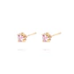 Aros de Oro 18kt Rosa Francia 4MM - Miniatura 2