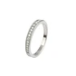 Anillo de Plata Esterlina 925 Cintillo Baguette con Circonita - Miniatura 1