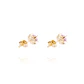 Aros de Oro 18kt Rosa Francia 4MM - Miniatura 3