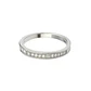 Anillo de Plata Esterlina 925 Cintillo Baguette con Circonita - Miniatura 2