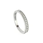 Anillo de Plata Esterlina 925 Cintillo Baguette con Circonita - Miniatura 3