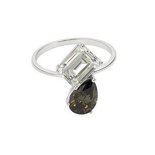 Anillo de Plata Esterlina 925 Champagne con Circonita