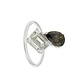Anillo de Plata Esterlina 925 Champagne con Circonita - Miniatura 3