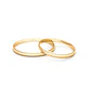Par Argollas Matrimonio de Oro Amarillo 18kt de 2,0mm Verona - Miniatura 2