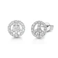 Aros de Oro 18kt con Diamantes 29 Pts Totales SI/H Corte Brillante - By Danielle Costantini - Miniatura 1