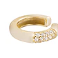 Piercing de Plata Esterlina 925 Earcuff circones Bañado en Oro 14kt - Miniatura 2