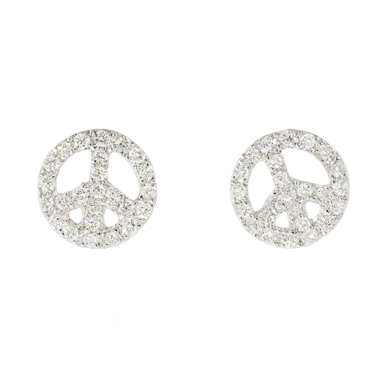 Aros de Oro 18kt con Diamantes 29 Pts Totales SI/H Corte Brillante - By Danielle Costantini 3