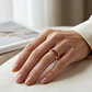 Anillo Oro Miel 18kt Esencia Rubí - Miniatura 4