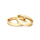 Par Argollas Matrimonio de Oro 18kt Modelo Tubo ErgoFit PORTUS de 3,5mm Oro Amarillo - Miniatura 3