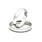 Par Argollas Matrimonio de Platino Modelo Bari de 3,0mm - Miniatura 1
