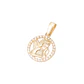 Colgante de Oro de 18kt Circonitas Angel - Miniatura 1