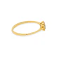 Anillo Compromiso de Oro 18Kt Roseta Circonita 4,0mm - Miniatura 2