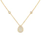 Collar de Oro 18kt con Diamantes 26 Pts Totales SI/H Corte Brillante - By Danielle Costantini - Miniatura 3