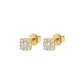 Aros Oro Amarillo 18kt Diamantes 20Pts Rombos
