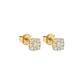 Aros Oro Amarillo 18kt Diamantes 20Pts Rombos - Miniatura 2