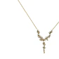 Collar Oro Amarillo 18kt Diamantes Colgantes 1 Qlts - Miniatura 3