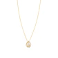 Collar Oro Amarillo 18kt Gota  de Diamantes 26 Pts - Miniatura 3