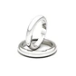 Par Argollas Matrimonio de Oro Blanco 18kt Padua 3,0mm - Miniatura 1