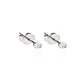 Aros Oro Blanco 18kt Diamantes Punto de Luz  4pts total SI/H - Miniatura 3