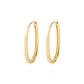 Aros de Oro 18kt Modelo Argollas Alargadas - Miniatura 1