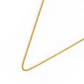 Cadena de Plata Esterlina 925 Limada revestida en Oro 18kt - Miniatura 1