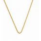 Cadena de Plata Esterlina 925 Limada revestida en Oro 18kt - Miniatura 2