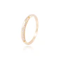 Anillo Compromiso de Oro 18Kt Circón Central - Miniatura 1