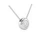 Collar de Plata Esterlina 925 Circon Punto de Luz - Miniatura 2