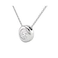 Collar de Plata Esterlina 925 Circon Punto de Luz - Miniatura 3