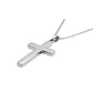 Colgante de Plata Esterlina 925 Cruz 3,5gr Ancha - Miniatura 2