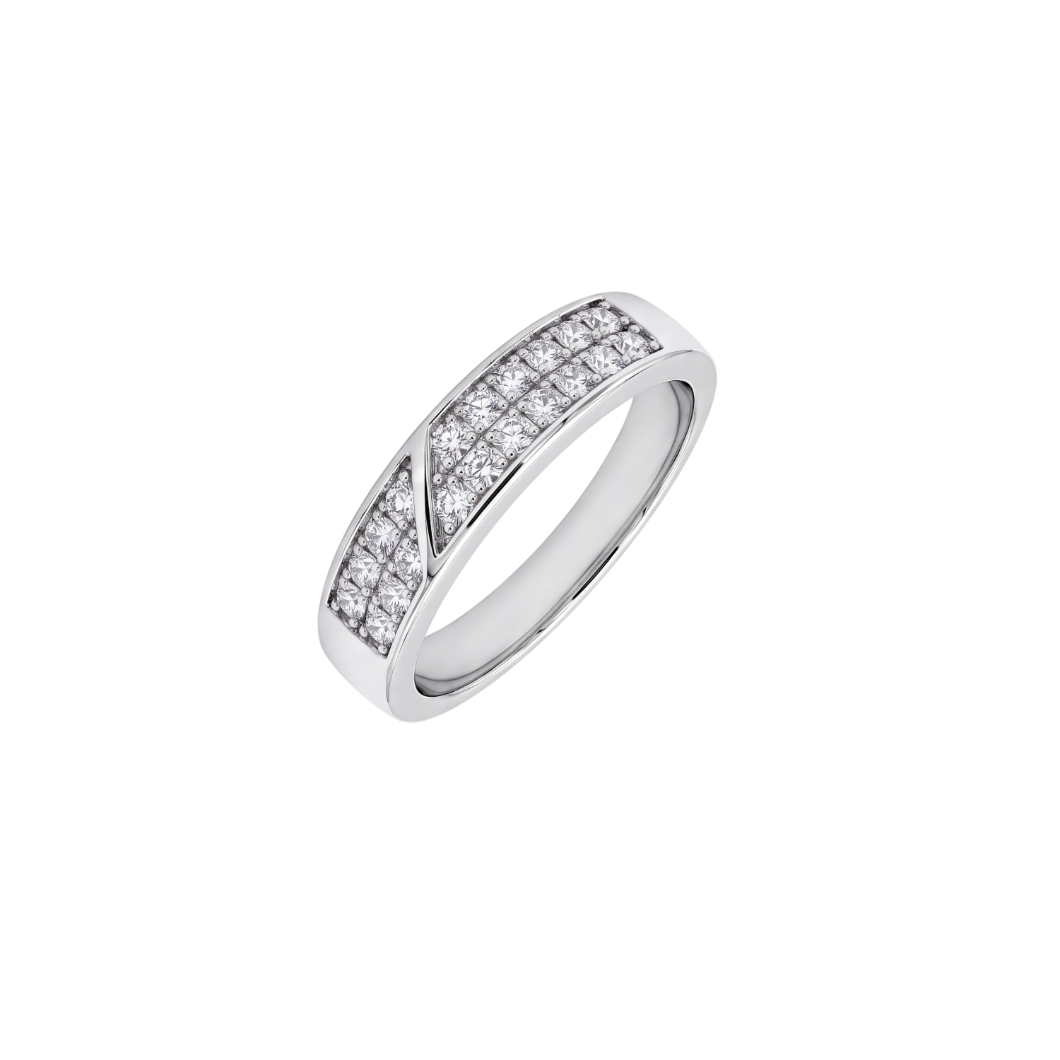 Anillo de Plata Esterlina 925 Destello Circon 1