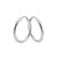 Aros de Plata Esterlina 925 Argollas de 1x1cm Plateadas - Miniatura 1